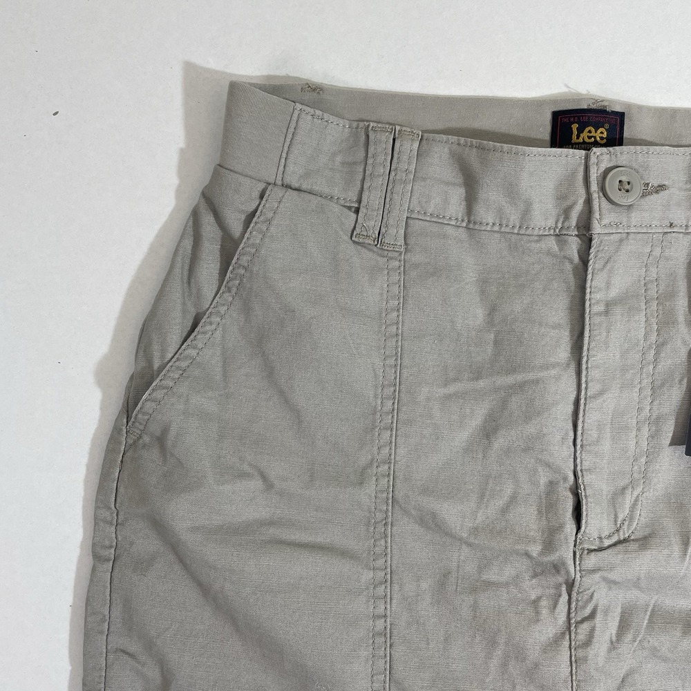 Lee Athletic Skort Mushroom Size 6 Comfort Waistband Pockets Stretch Shorts - Picture 4 of 12